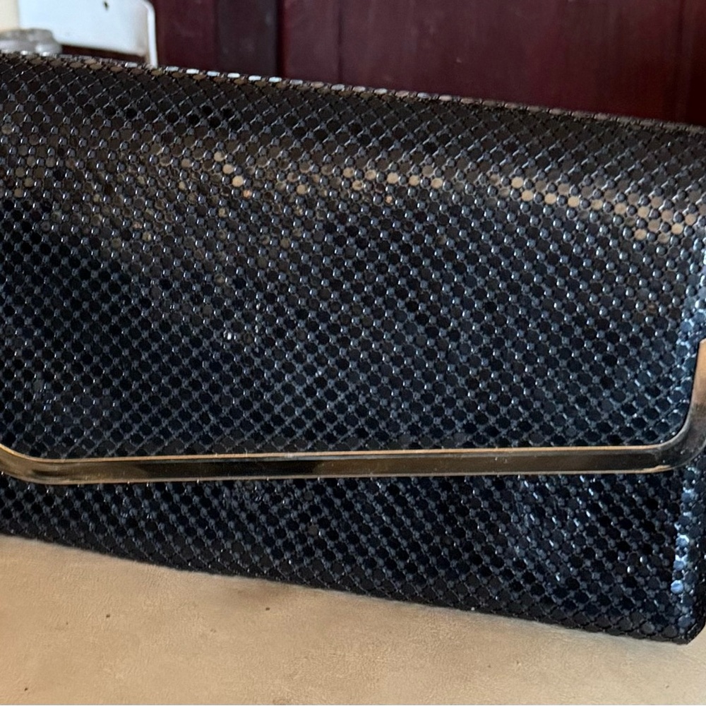 Chic Black Textured Clutch Bag for the holidays